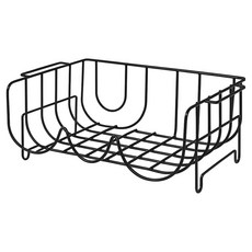 Goods Tix 可排水多功能瀝水架 奶瓶架 3格, 黑色, 單件