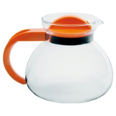 EXCELSA Teatime耐熱玻璃壺, 橘色 + 透明色, 1個, 1.9L