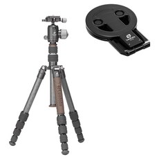 레오포토 여행용 카본 어반 삼각대 + 맥세이프 스마트폰 스탠드 세트 브라운 블랙, 1세트, LX-225CT + XB-32Q-BR + PM-05-BK