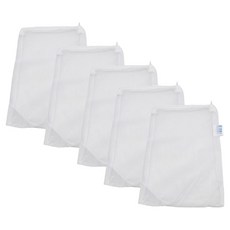 Samaqua Refresh 拉鍊式細密過濾網袋 白色, 5個