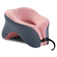 春日愛 記憶棉趴睡辦公室書桌靠墊午睡頸枕, 粉紅色