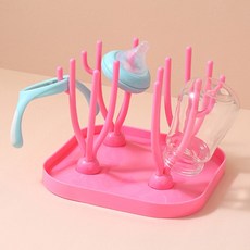 Goodsticks 瀝水奶瓶架, 粉紅色, 單品