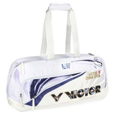 VICTOR 勝利體育 2025中國公開賽紀念矩形包 BR5648CO25 AJ, 1個, 白色 + 深紫藤