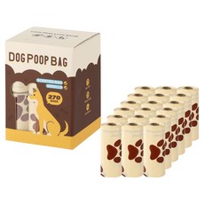 Green Hug 狗狗牛奶香味寵物拾便袋 便便袋 撿便袋, 1個, 270入, 棕色