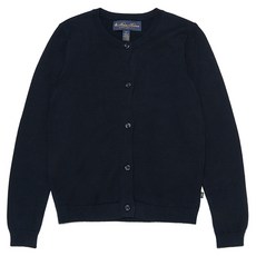兒童棉質圓領開襟衫毛衣