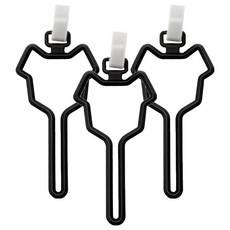 Green Hug 狗狗便便袋免持便便袋夾, 黑色, 1入, 3個