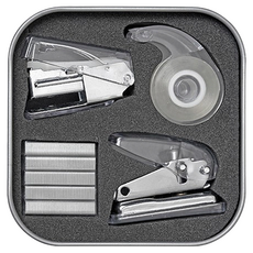 RADER 迷你辦公用品, 銀色, 1組