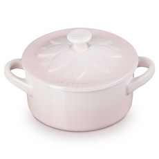 LE CREUSET SW 向日葵迷你圓形雙耳鍋, 貝殼粉, 1個, 10cm