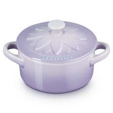 르크루제 SW 썬플라워 미니 원형 양수냄비, 10cm, 블루벨퍼플, 1개