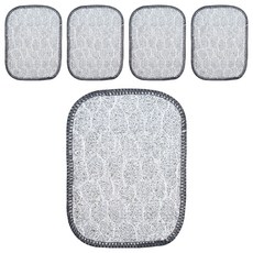 雙面設計吸水去污銀絲洗碗抹布, 5個