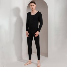 C OF B 男士雙面刷毛發熱內衣褲套裝