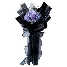Floral M 謬思女神永生玫瑰花束, 紫色