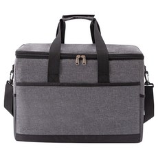 戶外野餐露營保溫保冷袋 35L, 1個, 灰色
