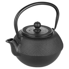 ibili Oriental鑄鐵濾茶壺 點珠, 黑色, 720ml, 1個