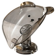 橡合杉 卡通肥皂瀝水架, 1個, 透灰色