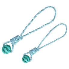 寵物 Wavy Days 繩結球玩具 2件組, 1套, 藍色