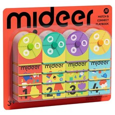 mideer 繞線連連看 邏輯學習卡, 1套, 混和顏色