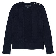 BrooksBrothers 兒童麻花棉質毛衣