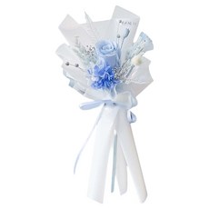 Floral M 愛在星空永生玫瑰花束, 藍色