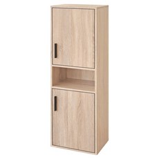 HOPMA 合馬家具 簡約二門造型櫃 G-M2D400PMS, 淺橡木