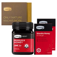 콤비타 UMF5플러스 마누카꿀 병 1kg + 스틱 10g x 14p 콤보 선물세트, 1세트