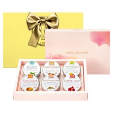 ROYAL ORCHARD 銀罐6種茶包禮盒 + 提袋, 1套