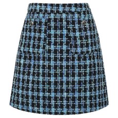 ab.f.z 女款閃亮格紋粗花呢迷你裙 AFX4QS01