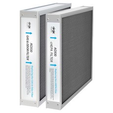 airgle 空氣清淨機 AG930 AG900相容 HEPA濾網 + 碳濾網 套組 AF930HC, 1套