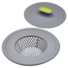 KitchenCraft 附蓋橡膠水槽濾網 11.5cm, 1個, 1個裝
