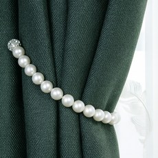 Mfinity 優雅窗簾夾磁吸掛環 40cm, 單色, 2個