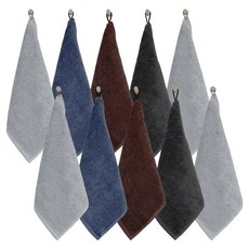 송월타월 클린무지 고리수건 30 x 30 cm, 랜덤발송, 10개