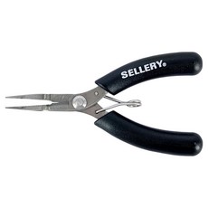 SELLERY 舍樂力 不鏽鋼電子鉗 彎嘴 4 1/2吋, 1個