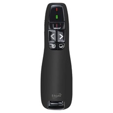E-books E6 專業級翻頁紅光雷射無線簡報筆, 1個, 黑色