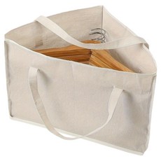 Otem 衣架收納袋 三角形手把款 象牙白, 1個, 1入