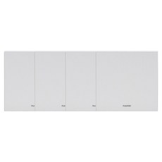 nano 電氣 Art2 SIMPLE 雙聯盲蓋面板 白色, 4個