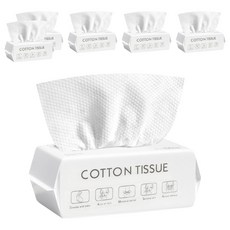 FANCY LIFE 一次性洗臉巾 40張, 白色, 6包