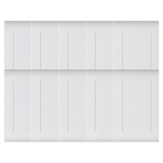 nano Odyssey 電氣簡約單孔盲蓋板 白色, 10個