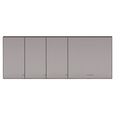 nano 電氣 Art2 SIMPLE 雙聯盲蓋面板 珍珠灰, 4個