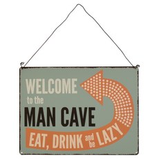 Rex LONDON 復古鐵牌掛飾, 男人聚會