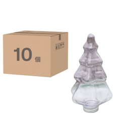 高精容器批發 四層聖誕樹瓶 銀色, 10個, 1個裝, 400ml