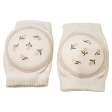 dot to dot 嬰兒刺繡雙膝護膝, 1個, 白色