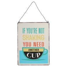 Rex LONDON 復古鐵牌掛飾, 再來一杯