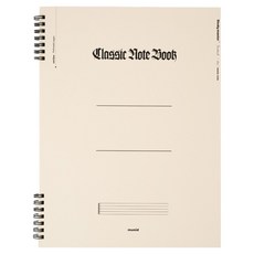 MUNID A4精裝音樂筆記本, 1個, 象牙白