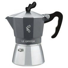 樂菲特 3人份電火摩卡壺, 1個, 鐵灰色