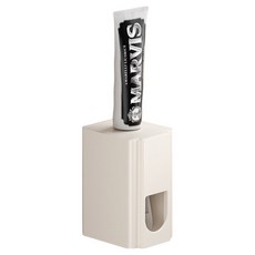 MONACO OLIVE 免鑽孔 Adenium 鋁製牙膏擠壓器, 1個, 白色