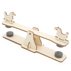 넥트론 과학 실험 자석 시소 DIY 키트 140 x 33 x 65 mm, 1개