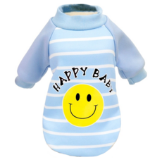 WangLife 旺生活 BABY笑臉條紋衣 貓狗適用, 1個, 藍色
