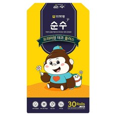 Dr.kkong 天然紙漿 3層 Deco Plus 衛生紙, 30m, 1個, 30入