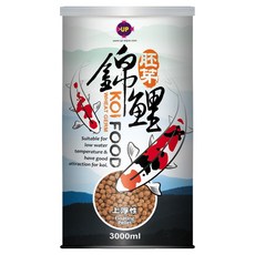 UP AQUA 雅柏 胚芽錦鯉飼料 中粒 E-642-M, 1個, 3L
