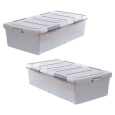 마이닝 리엔 리빙박스 100 x 51 x 27 cm, 연그레이, 2개